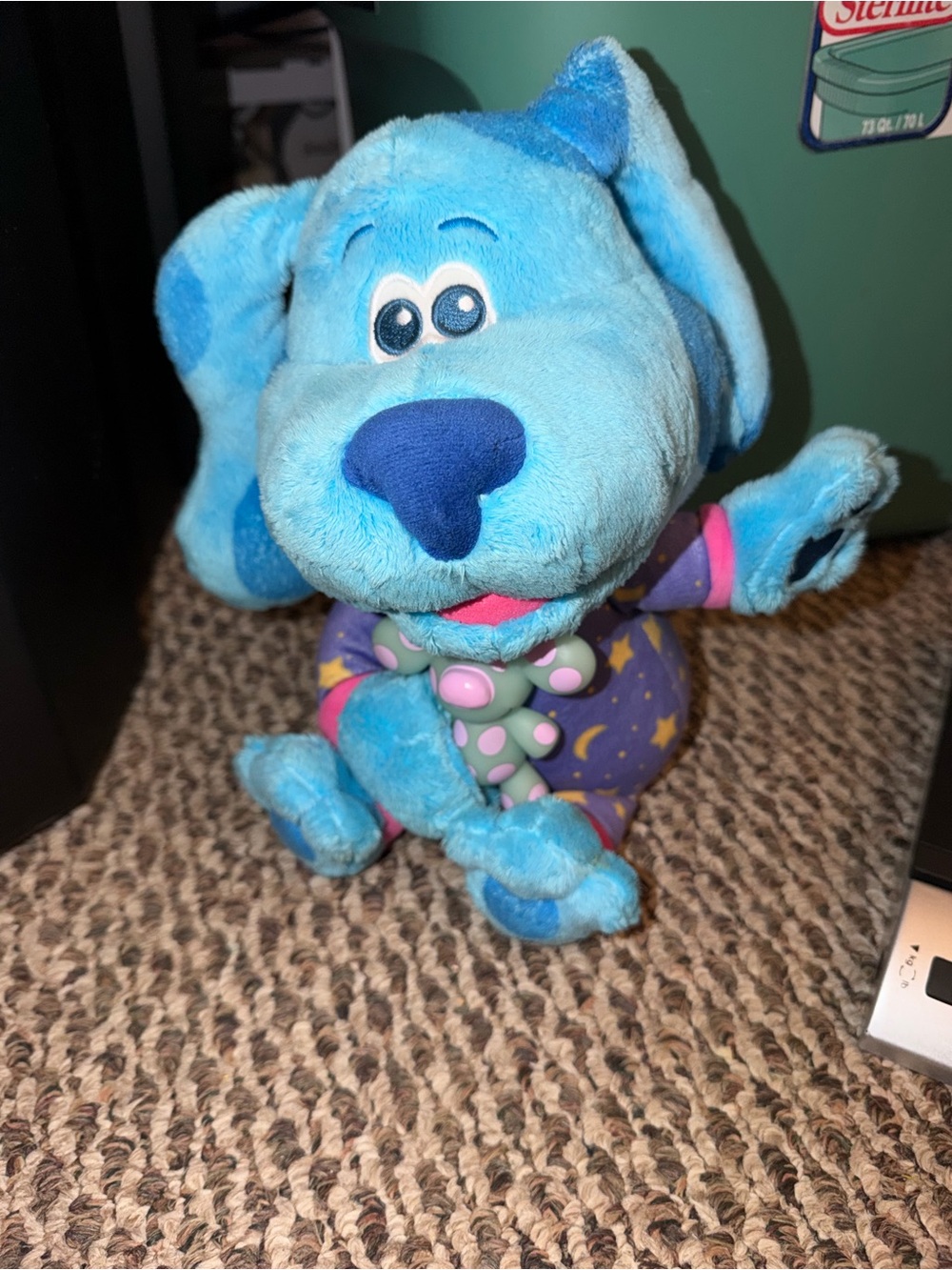 Nickelodeon Blue Plush Puppy with Starry Pajamas